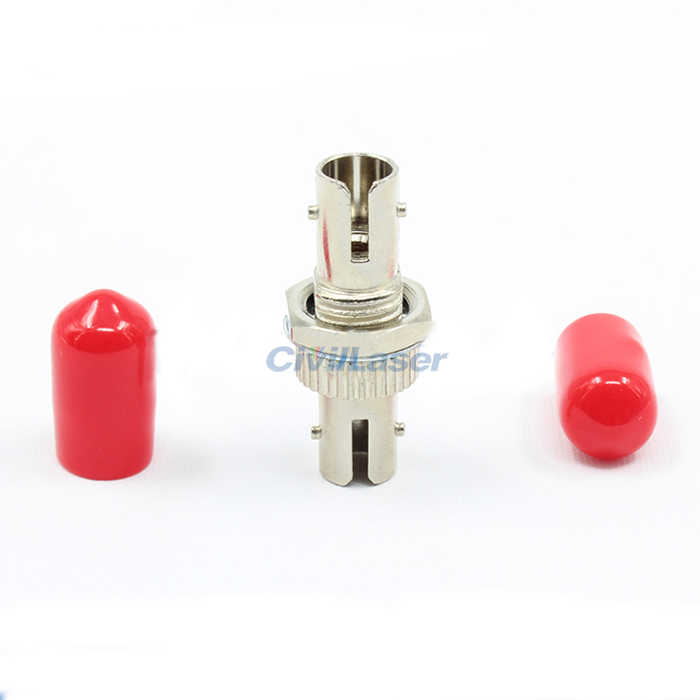 ST Optical Fiber Coupler Connector 단일 모드 Flange Plate